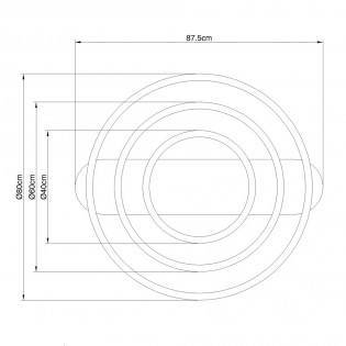 Lámpe a suspension LED Augusto RGB CCT (72W)