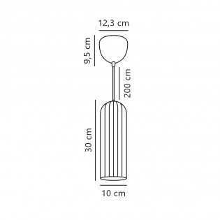 Lampe de suspension Miella