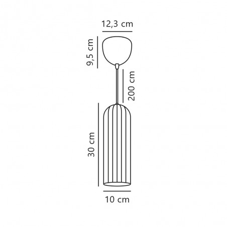 Lampe de suspension Miella