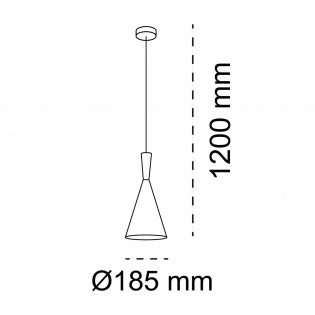Lampe de plafond Dafne