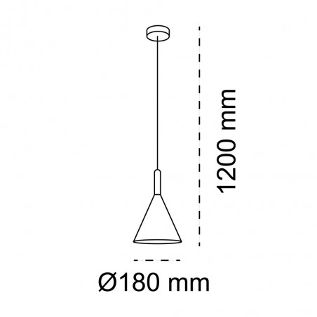 Lampe de plafond Cala