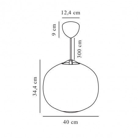Lampe de suspension Navone 40