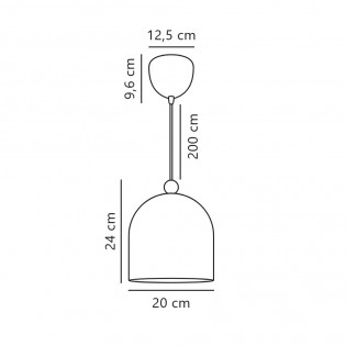 Lampe de plafond Gaston