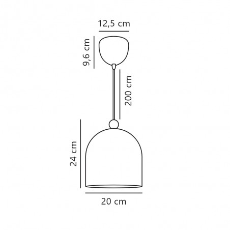 Lampe de plafond Gaston