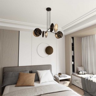 Lámpe de plafond Letiva Mármol (4 lumieres)