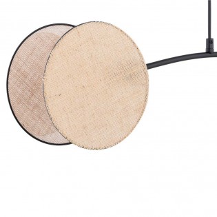 Lámpe de plafond Letiva Natural (2 lumieres)
