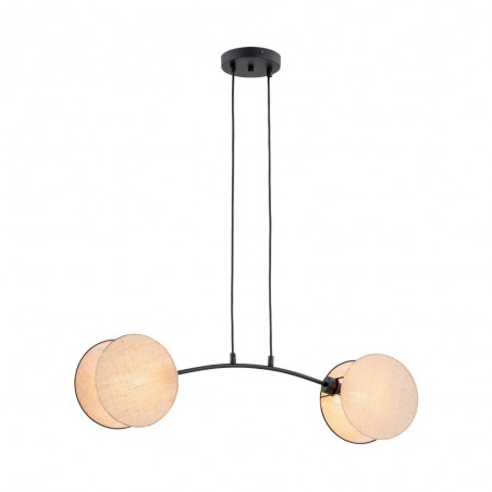 Lámpe de plafond Letiva Natural (2 lumieres)