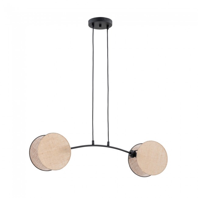 Lámpe de plafond Letiva Natural (2 lumieres)