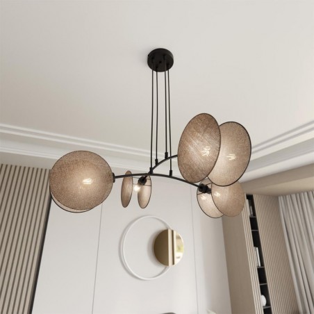 Lámpe de plafond Letiva Natural (4 lumieres)