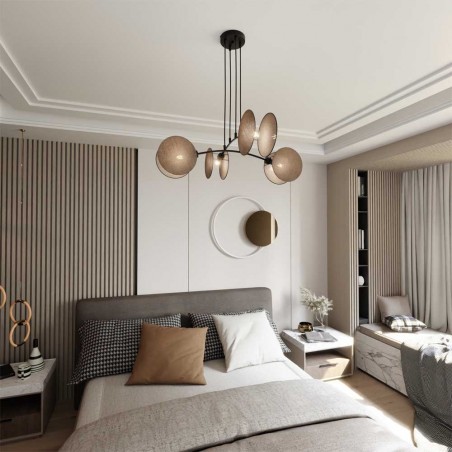 Lámpe de plafond Letiva Natural (4 lumieres)