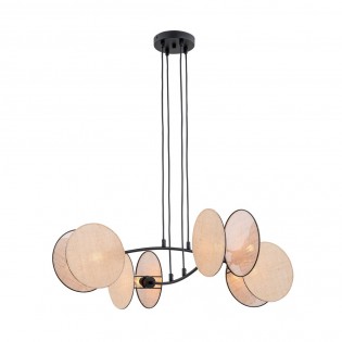 Lámpe de plafond Letiva Natural (4 lumieres)