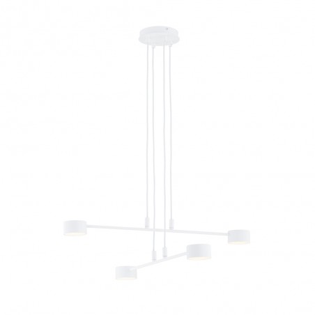 Lámpe a suspension Operis Blanc (4 lumieres)
