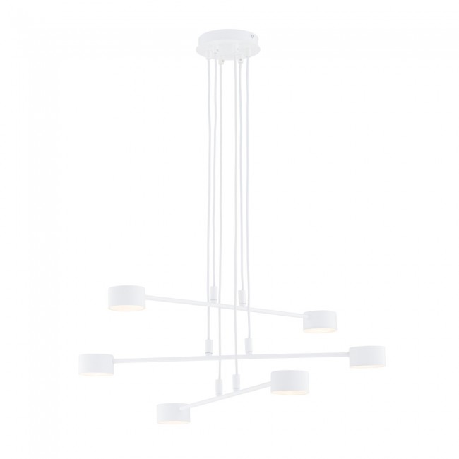 Lámpe a suspension Operis Blanc (6 lumieres)