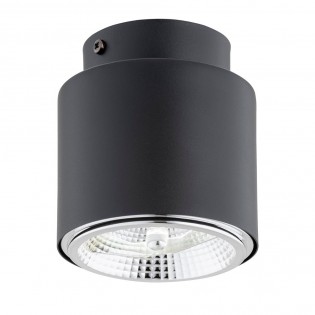 Spot de plafond Valeno Noir