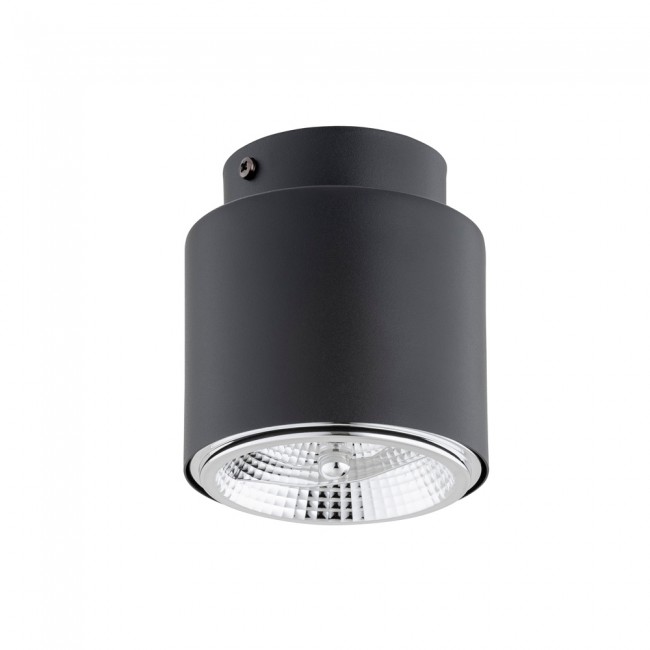 Spot de plafond Valeno Noir