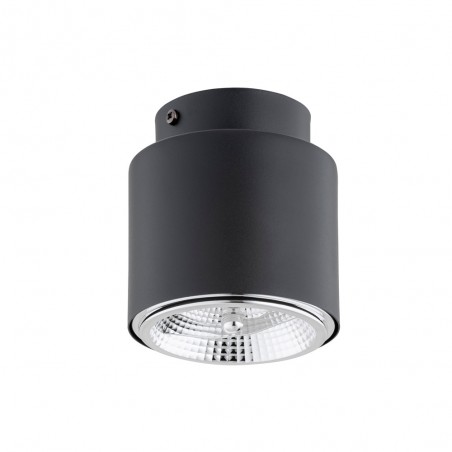 Spot de plafond Valeno Noir