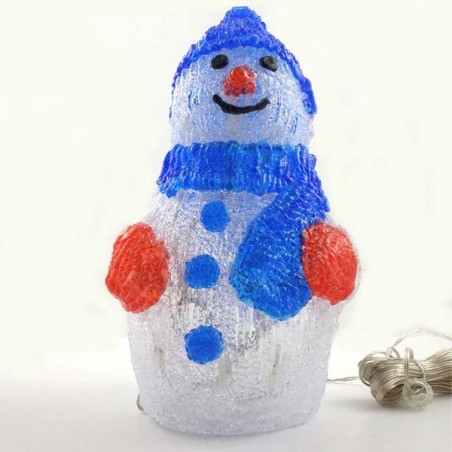 Figure lumineuse LED Bonhomme de neige (80 LED)
