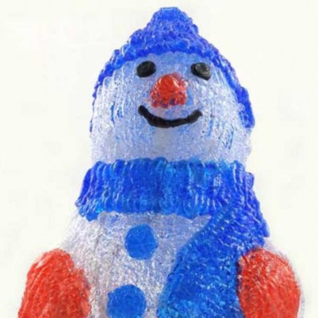 Figure lumineuse LED Bonhomme de neige (80 LED)