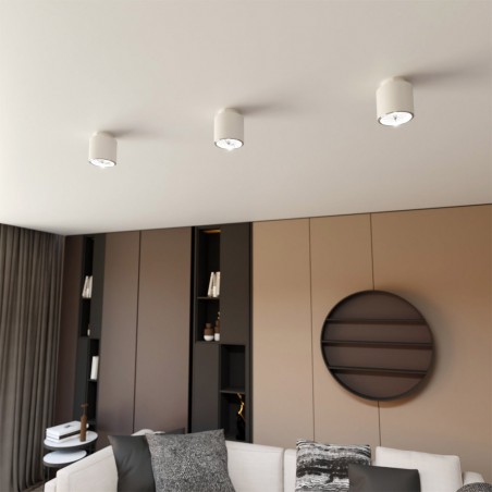 Spot de plafond Valeno Blanc