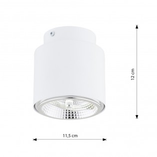 Spot de plafond Valeno Blanc