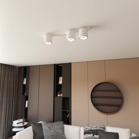 Réglette de plafond Valeno Blanc (3 lumieres)
