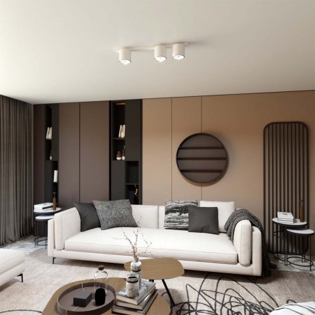Réglette de plafond Valeno Blanc (3 lumieres)