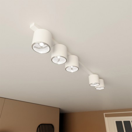 Réglette de plafond Valeno Blanc (5 lumieres)