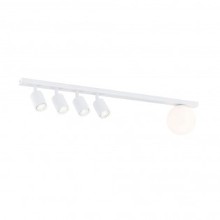 Réglette de plafond Ponsel Blanc (5 lumieres)