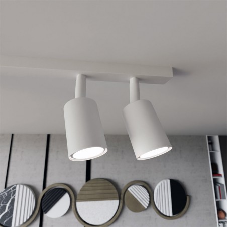 Réglette de plafond Dongor Blanc (6 lumieres)