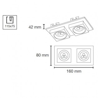 Empotrable Led Platinium (6W)