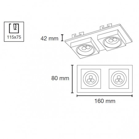 Empotrable Led Platinium (6W)