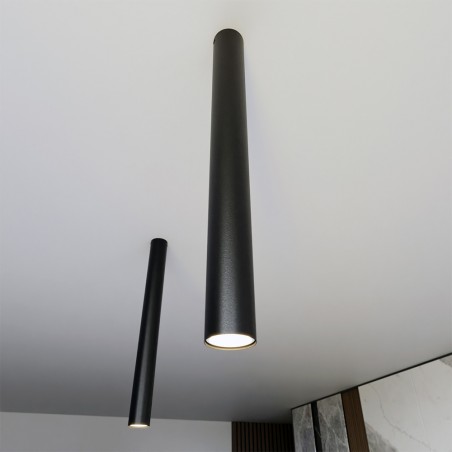Spot de surface Oscar Noir XL