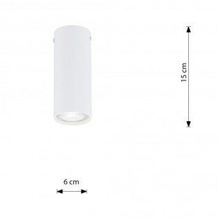 Spot de surface Oscar Blanc