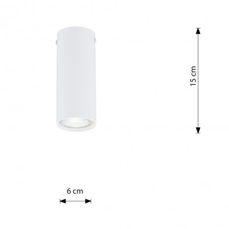 Spot de surface Oscar Blanc