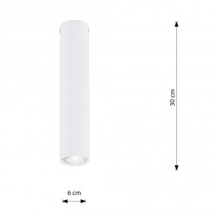 Spot de surface Oscar Blanc M