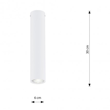 Spot de surface Oscar Blanc M