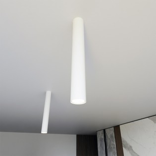 Spot de surface Oscar Blanc L