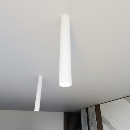 Spot de surface Oscar Blanc L