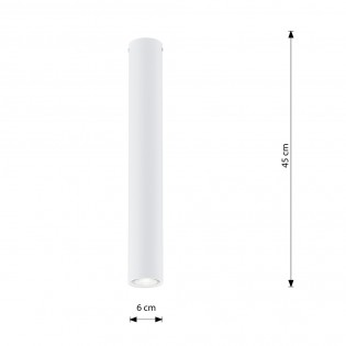Spot de surface Oscar Blanc L