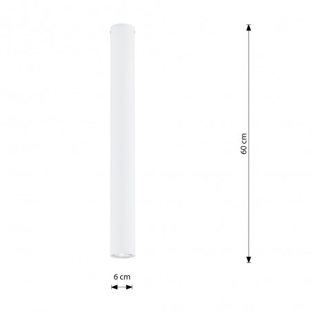 Spot de surface Oscar Blanc XL