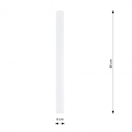 Spot de surface Oscar Blanc XXL