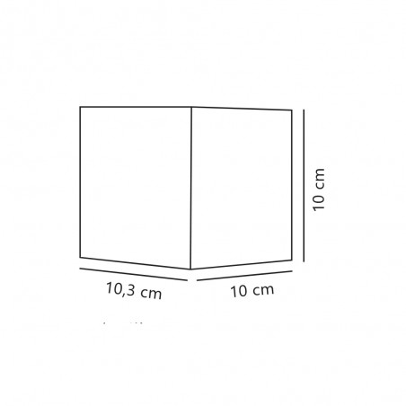 Applique d'extérieur LED Milda Kubi (4.9W)