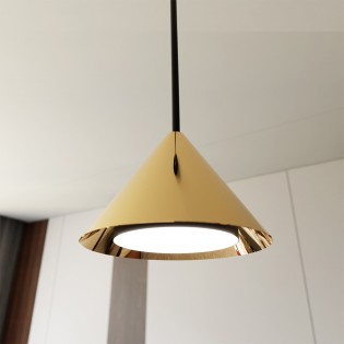 Lámpe de plafond Lout Or (6 lumieres)