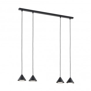 Lámpe de plafond Lout Noir...