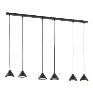 Lámpe de plafond Lout Noir...