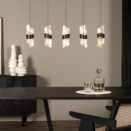 Regletté de plafond LED Kligande (5x7,8W)