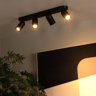 Regletté de plafond Punch (4 lumieres)