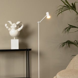 Lampadaire rechargeable LED Tipik Blanc (3W)