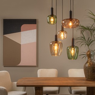 Lampe de suspension Ilona (5 lumieres)