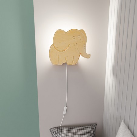 Applique murale enfants Éléphant